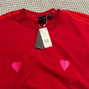 Adidas x Ivy Park Red Heart Crop Top womens 3x